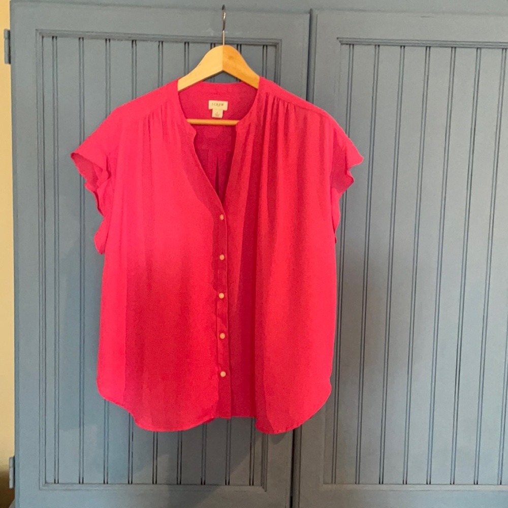 EUC! J. Crew Pink Sleeveless Top